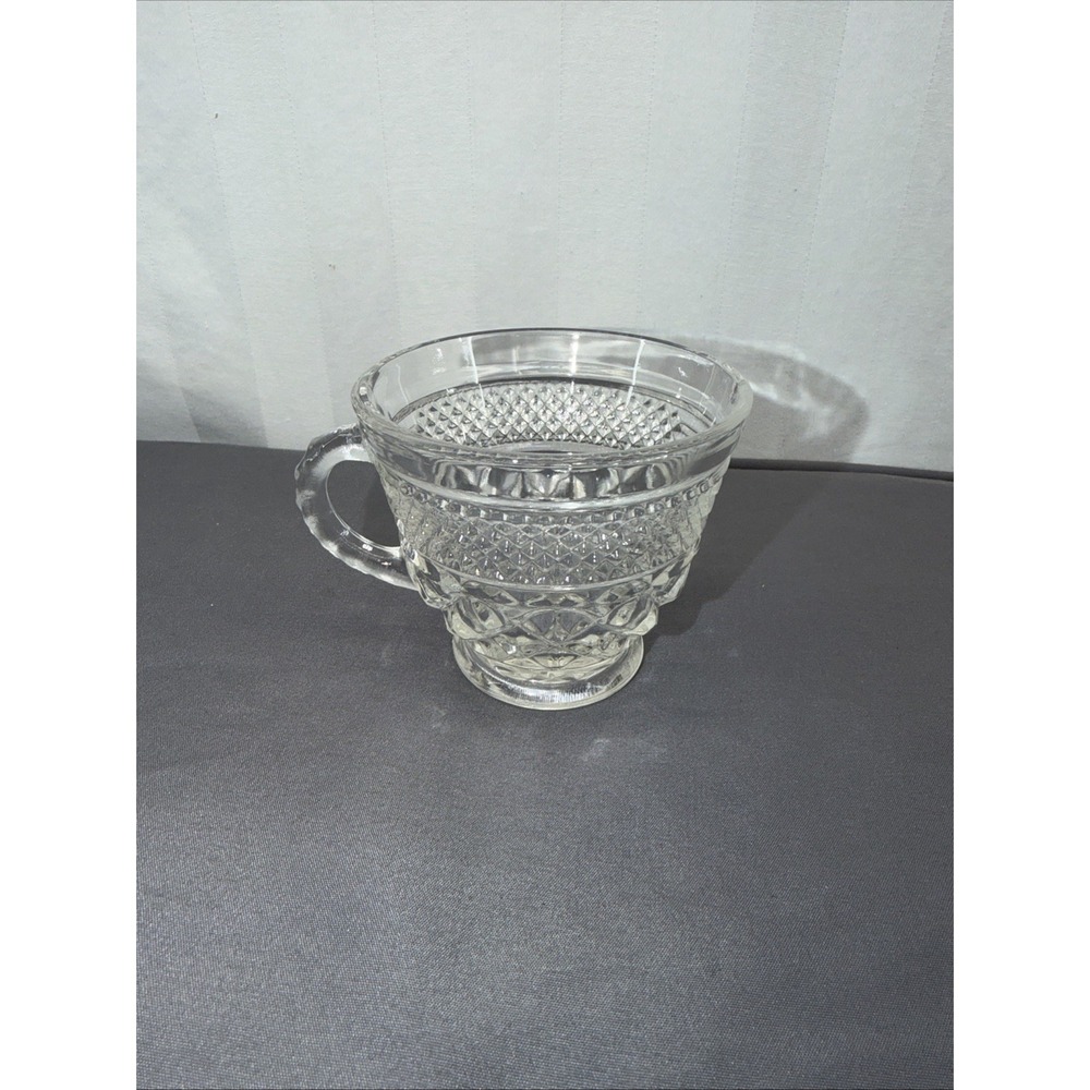 Vintage Anchor Hocking Wexford Punch Set Glass Cup (Cup Only)